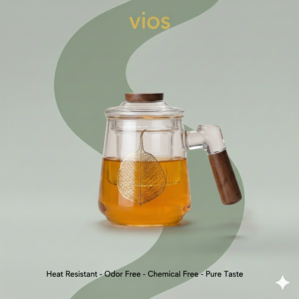 vios Borosilicate Stackable Tea Cups | Durable Daily Use