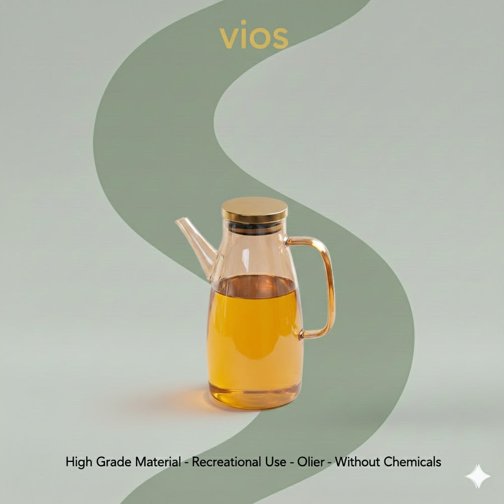 vios Borosilicate Glass Oil Dispenser | Precise Pour Control