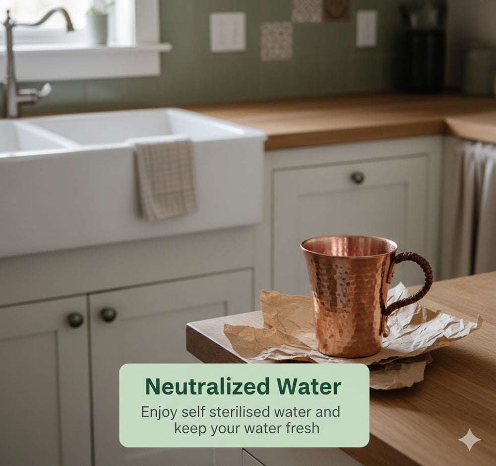 vios Pure Copper Handmade Cup | Healthy Hydration Essential