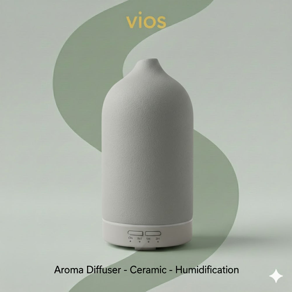 vios Ceramic Essential Oil Diffuser | Wellness Mood Boost