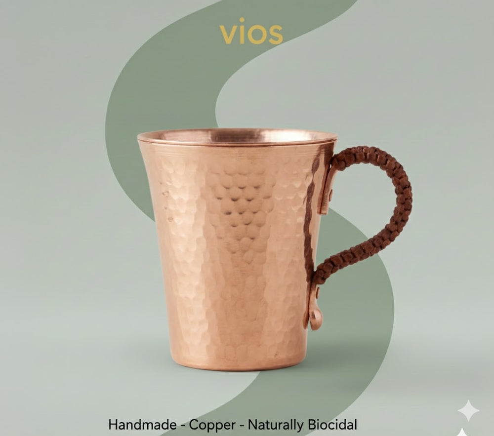 vios Pure Copper Handmade Cup | Healthy Hydration Essential