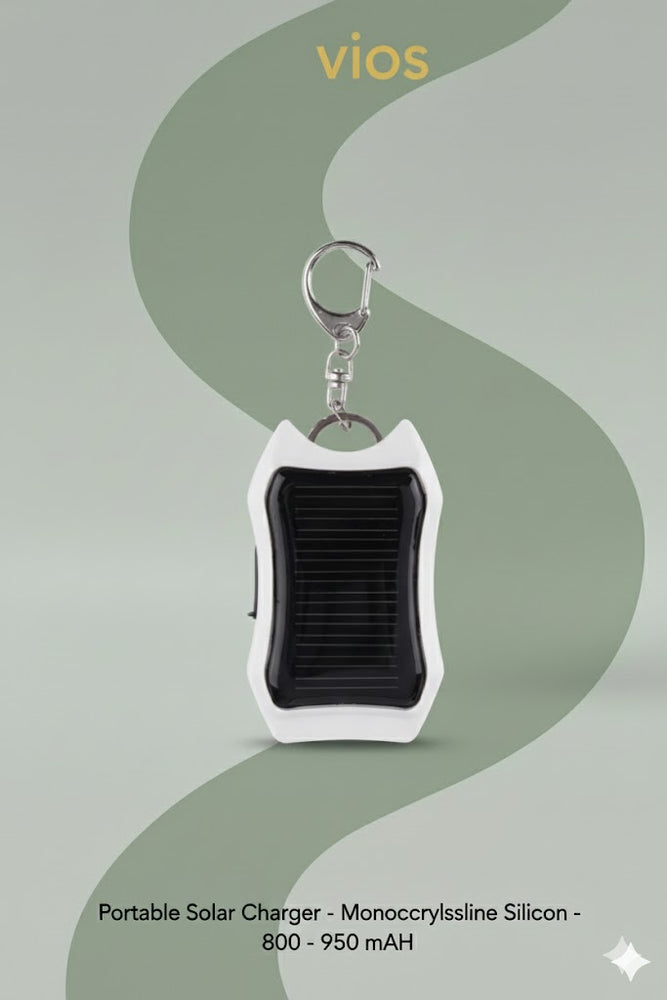 vios Solar Keychain Flashlight Charger | Stay Connected Safe