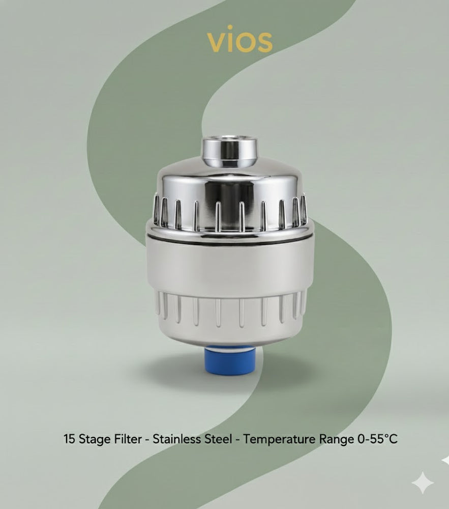 vios 15 Stage Shower Filter | Protects Skin Hair