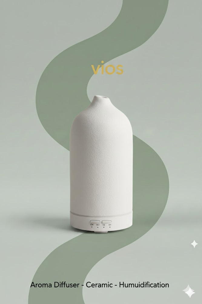 vios Ceramic Essential Oil Diffuser | Wellness Mood Boost