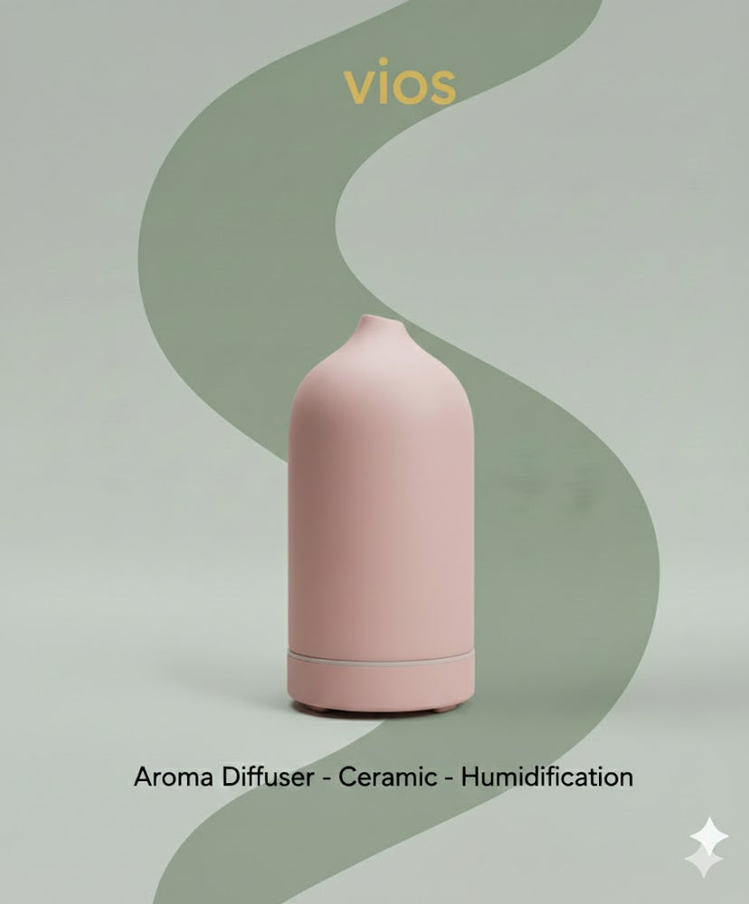 vios Ceramic Essential Oil Diffuser | Wellness Mood Boost