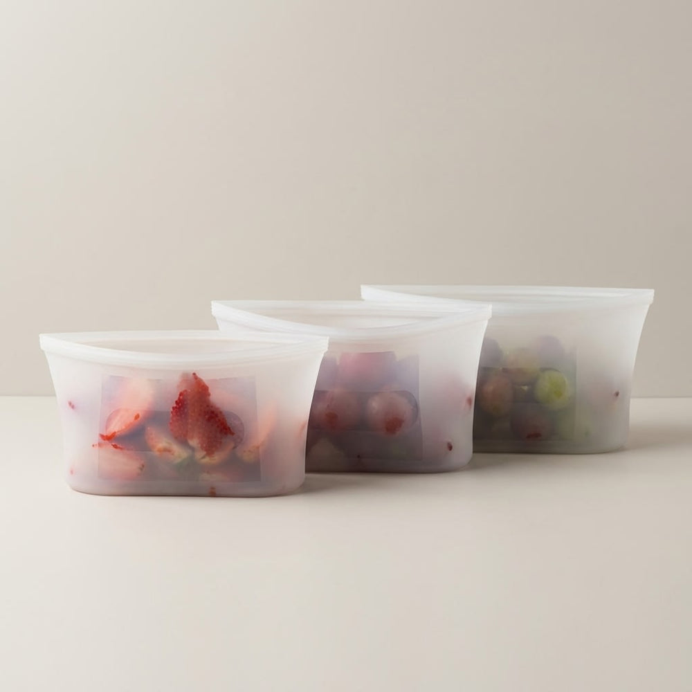 vios 3pc Reusable Silicone Food Storage Bags | Eco-Safe Freshness