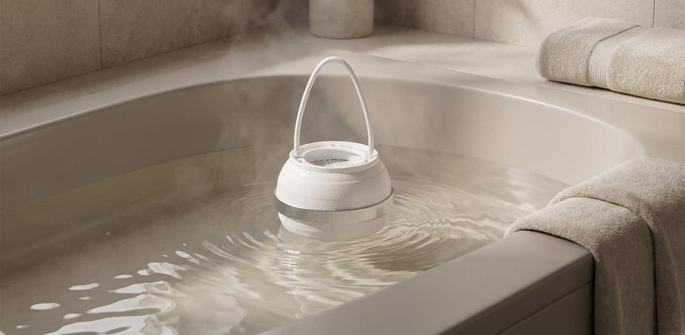 vios Bathtub Shower Filter Easy Install | Chlorine Free Water