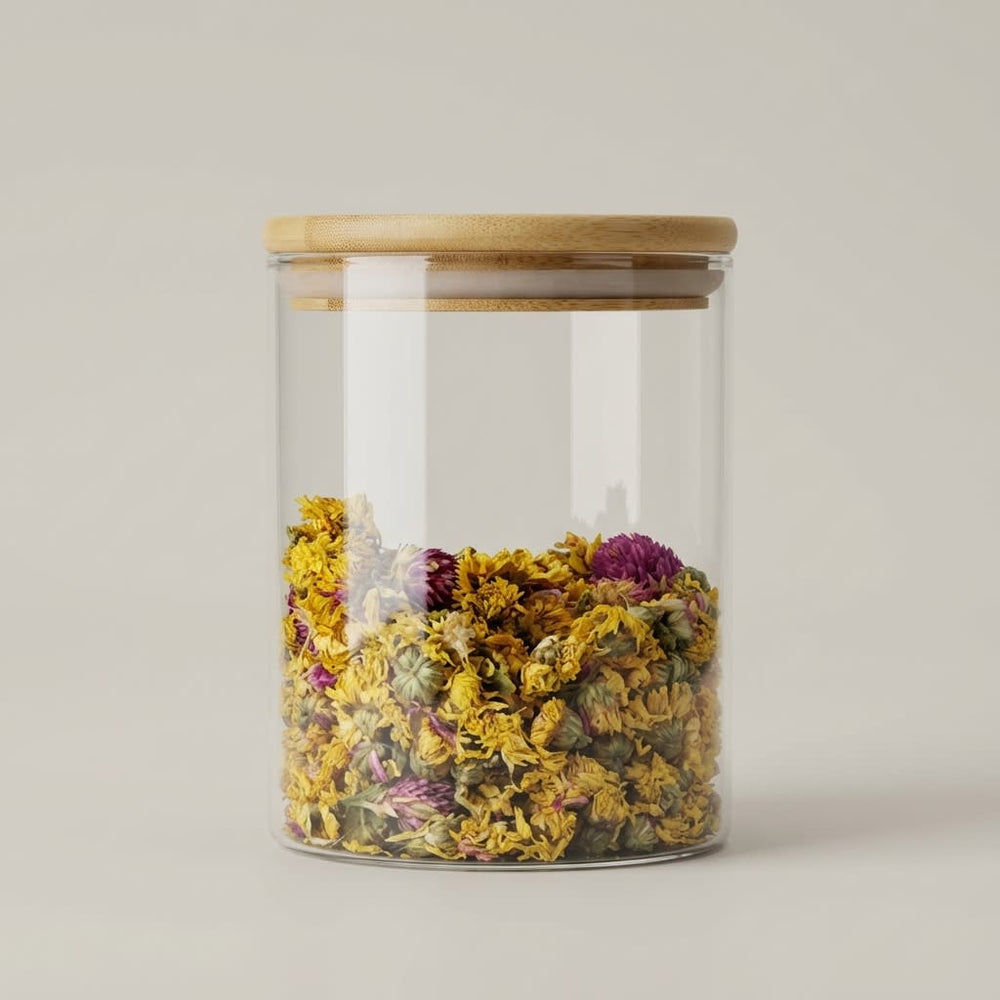 vios Airtight Borosilicate Glass Storage Jar | Preserves Food Quality