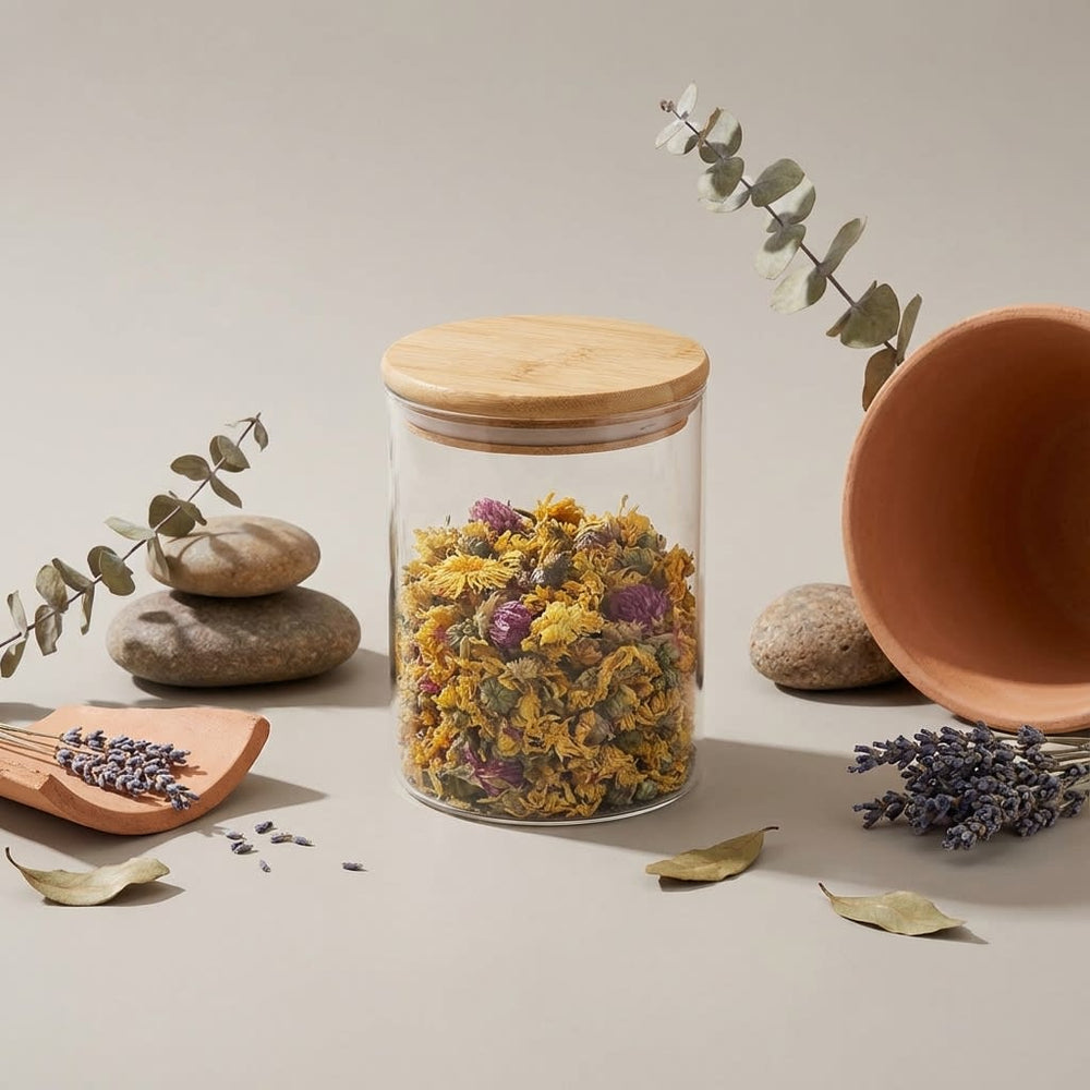 vios Airtight Borosilicate Glass Storage Jar | Preserves Food Quality