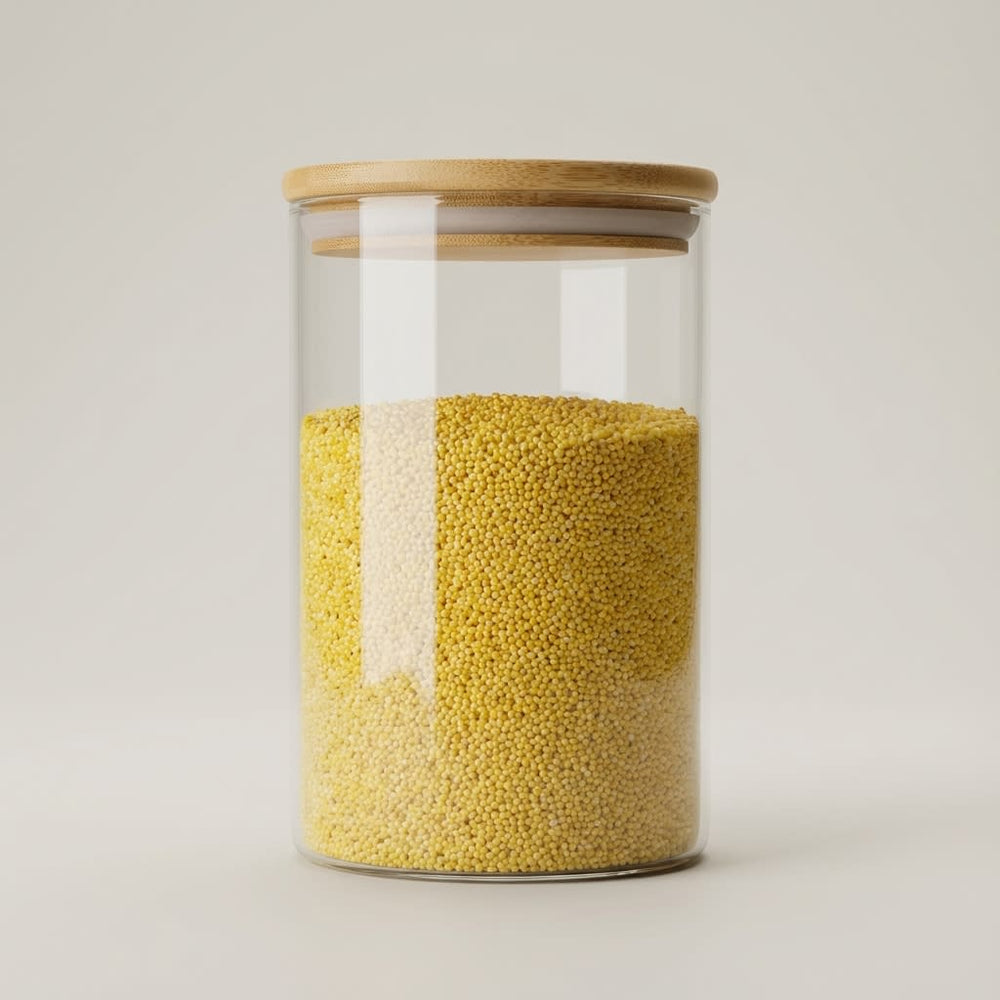 vios Airtight Borosilicate Glass Storage Jar | Preserves Food Quality