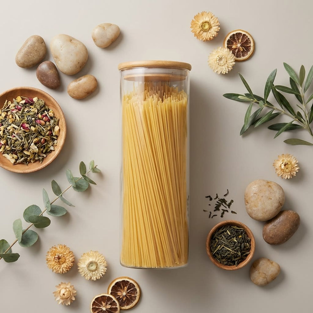 vios Airtight Borosilicate Glass Storage Jar | Preserves Food Quality