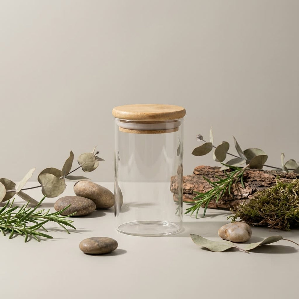 vios Airtight Borosilicate Glass Storage Jar | Preserves Food Quality