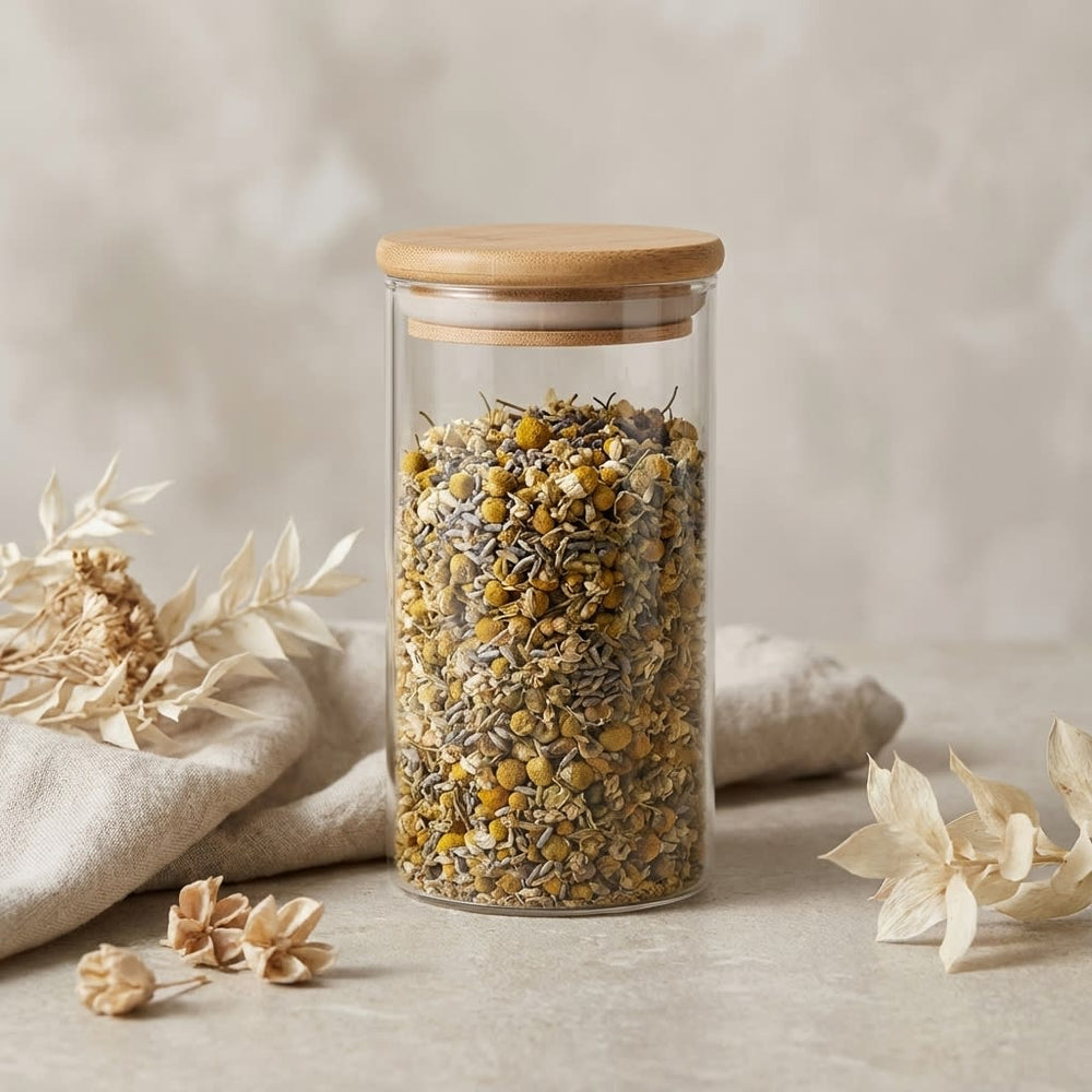 vios Airtight Borosilicate Glass Storage Jar | Preserves Food Quality