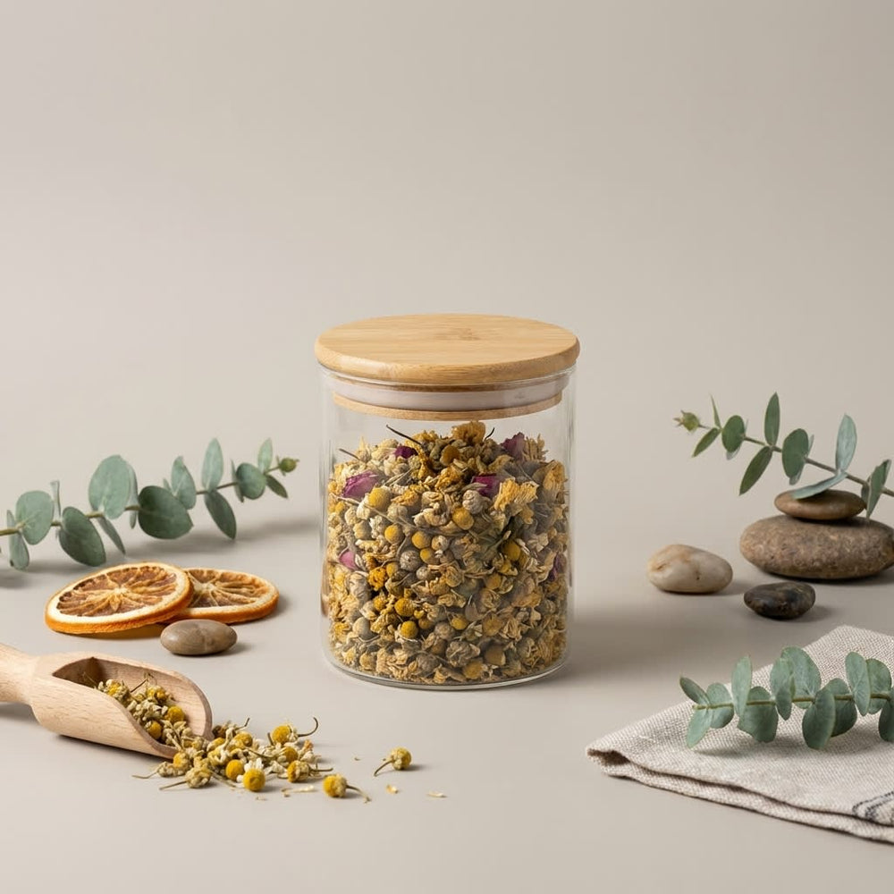 vios Airtight Borosilicate Glass Storage Jar | Preserves Food Quality