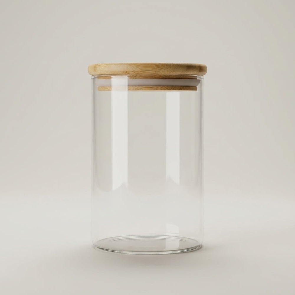 vios Airtight Borosilicate Glass Storage Jar | Preserves Food Quality
