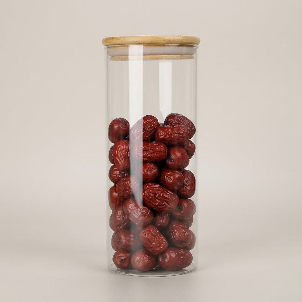 vios Airtight Borosilicate Glass Storage Jar | Preserves Food Quality