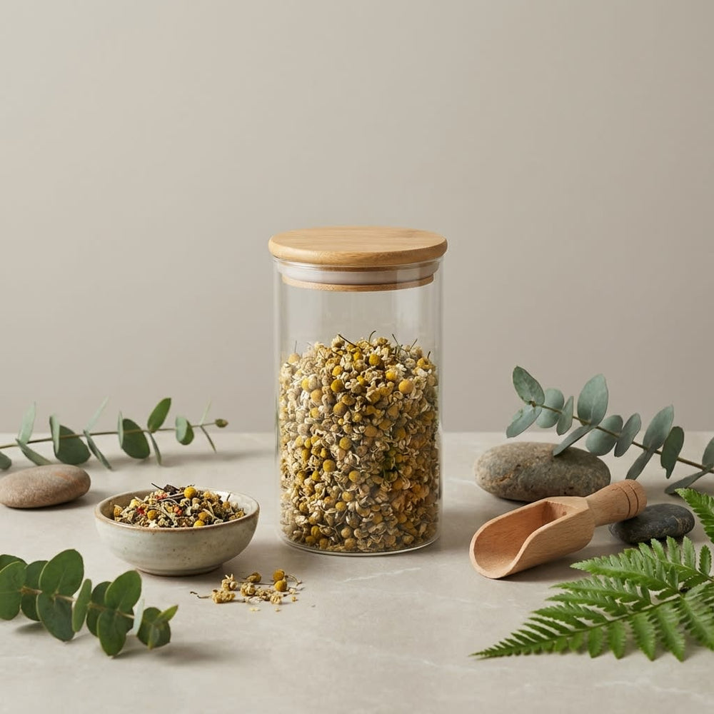 vios Airtight Borosilicate Glass Storage Jar | Preserves Food Quality