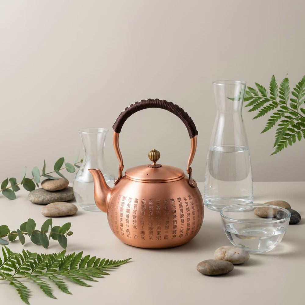 vios Hammered Copper Tea Kettle Stovetop | Pure Copper Health
