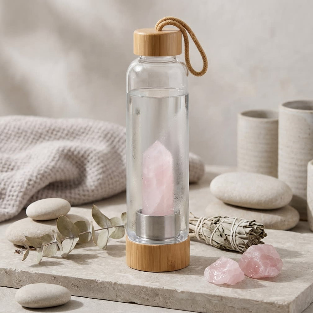 vios Glass Crystal Water Bottle | Everyday Hydration Essential