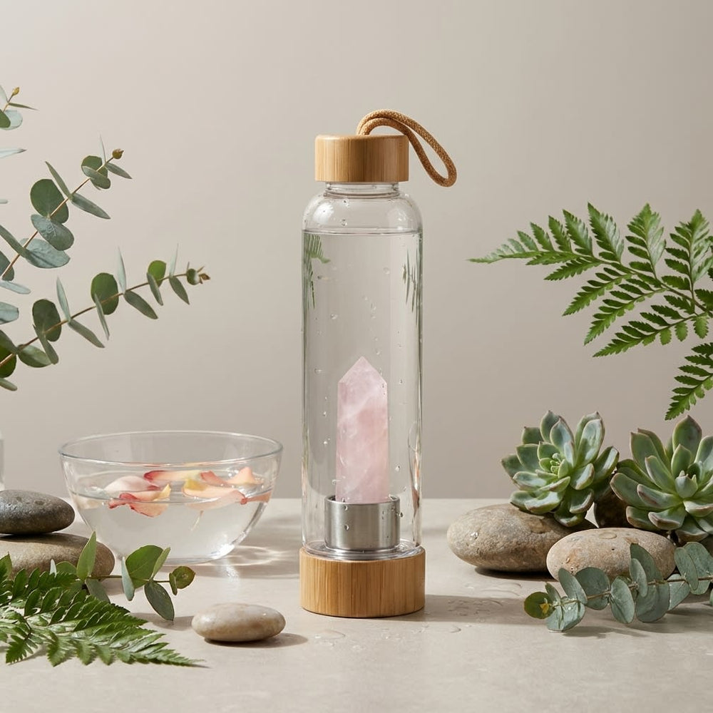 vios Glass Crystal Water Bottle | Everyday Hydration Essential