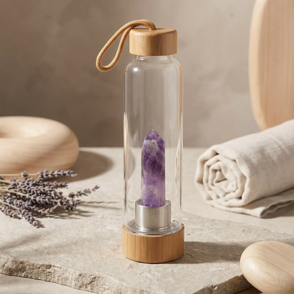 vios Glass Crystal Water Bottle | Everyday Hydration Essential