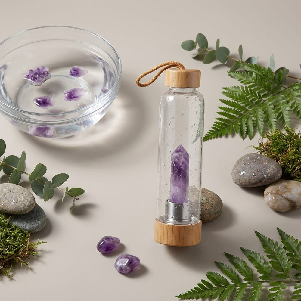vios Glass Crystal Water Bottle | Everyday Hydration Essential