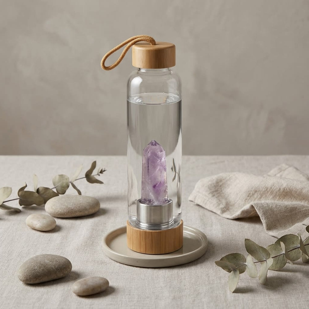 vios Glass Crystal Water Bottle | Everyday Hydration Essential