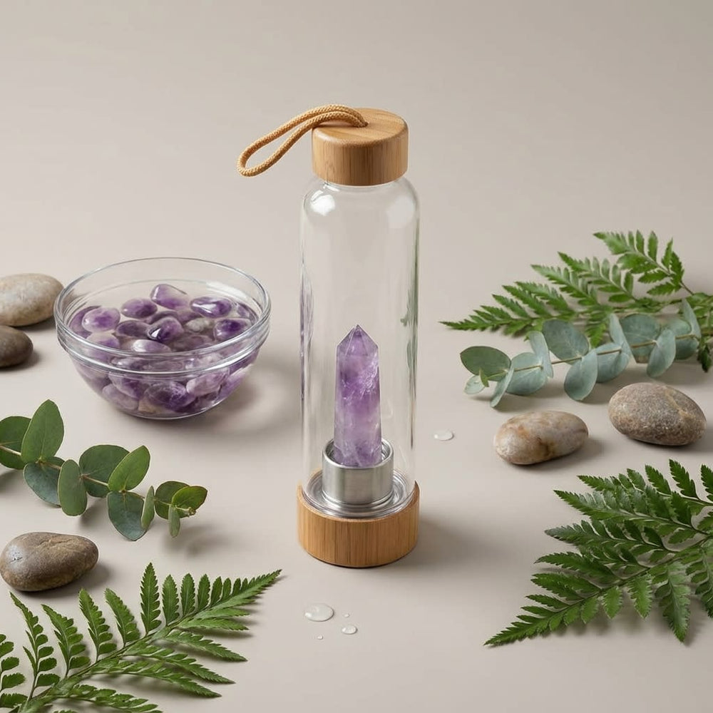 vios Glass Crystal Water Bottle | Everyday Hydration Essential