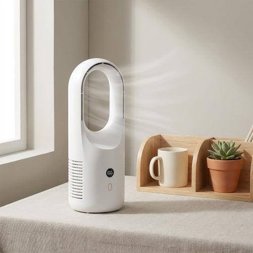 vios Portable Bladeless Desk Fan | Quiet, Safe Cooling