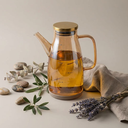 vios Borosilicate Glass Oil Dispenser | Precise Pour Control