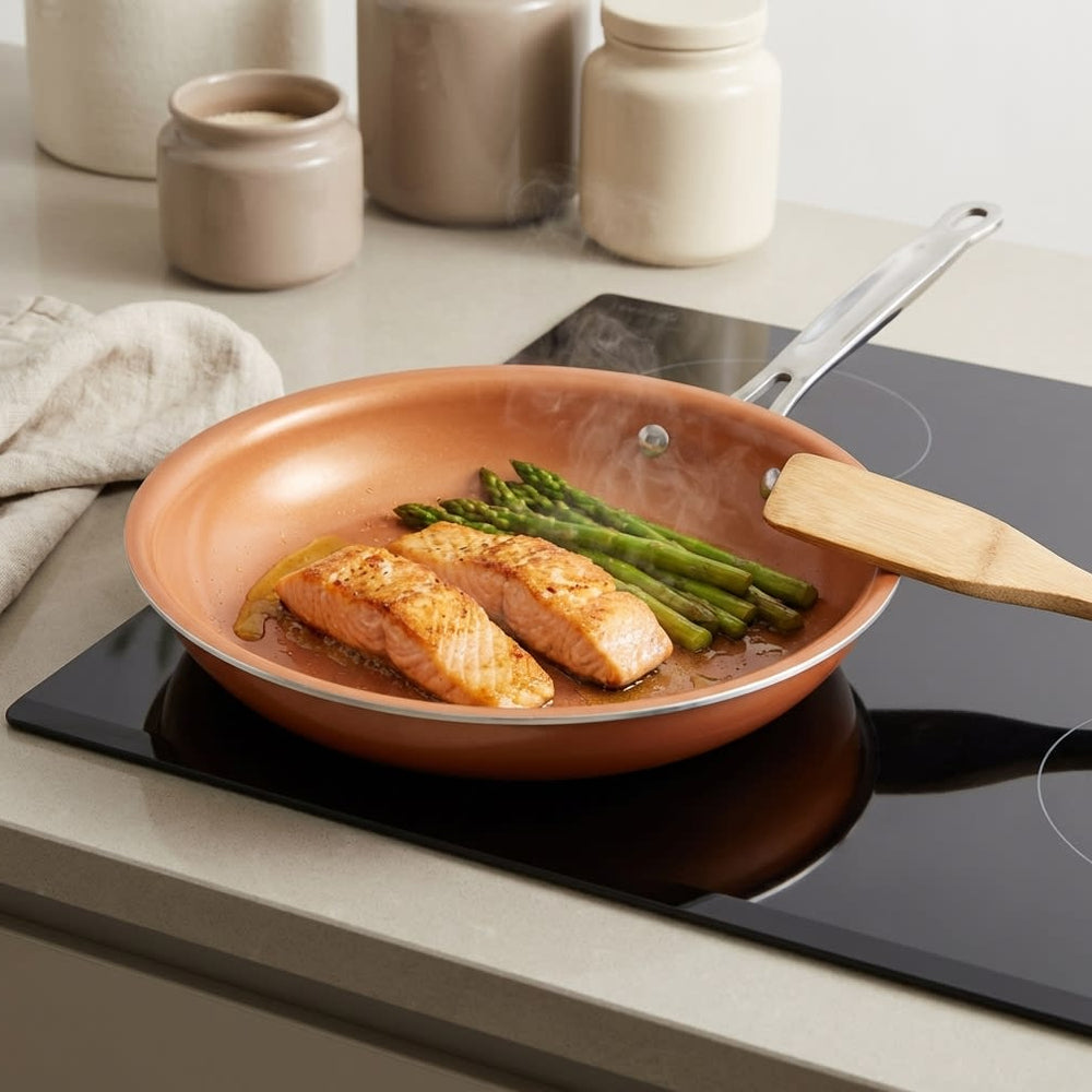 vios Non-stick Copper Induction Frying Pan | Quick Easy Cleanup