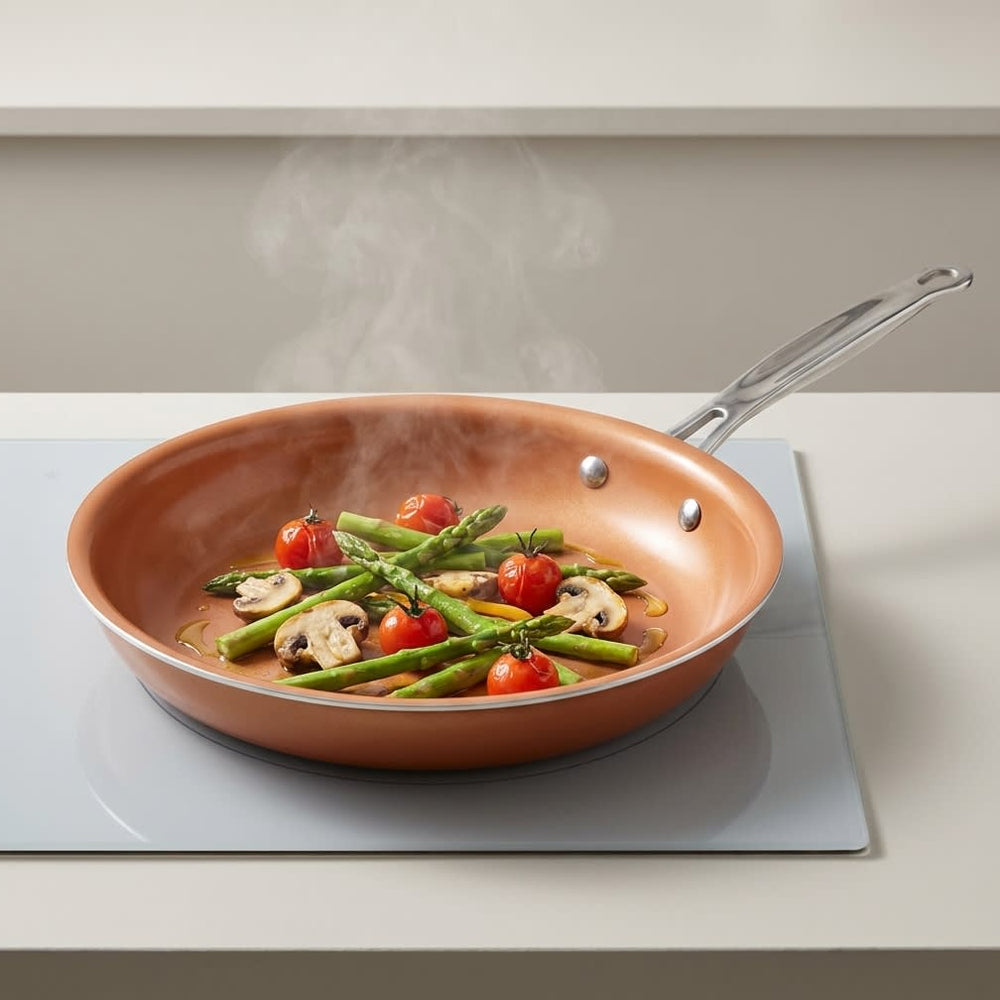 vios Non-stick Copper Induction Frying Pan | Quick Easy Cleanup