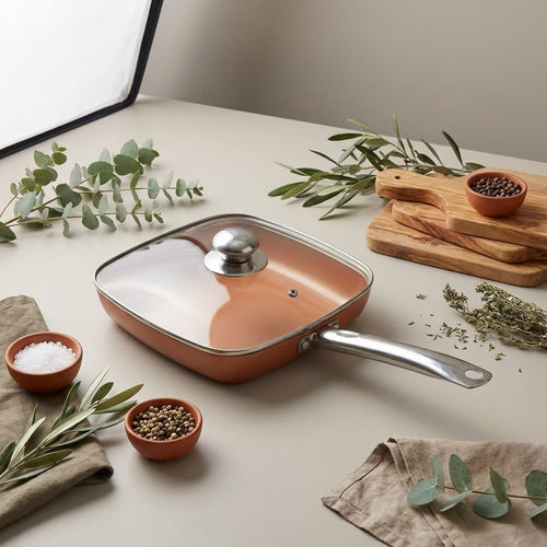 vios Non-stick Copper Induction Frying Pan | Quick Easy Cleanup