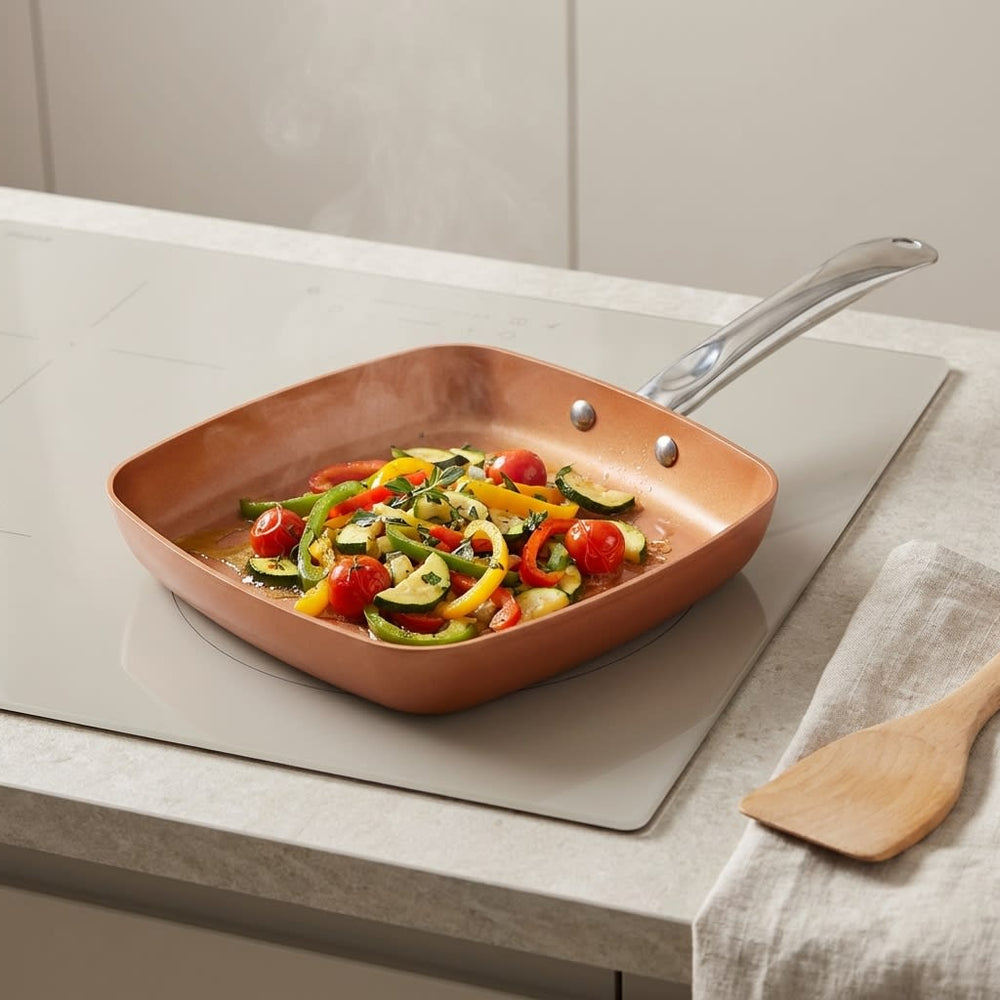 vios Non-stick Copper Induction Frying Pan | Quick Easy Cleanup