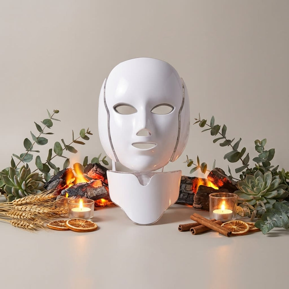vios LED Light Therapy Mask Neck | Anti-Aging Skincare