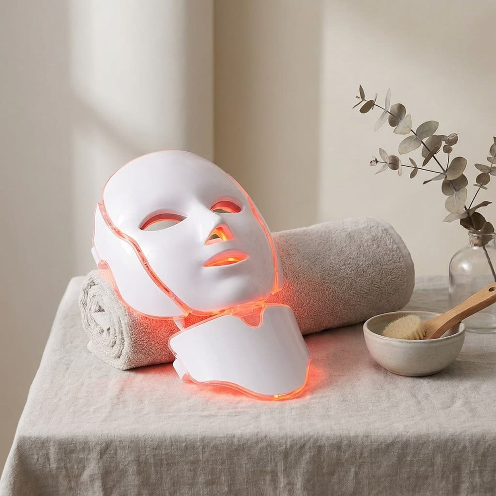 vios LED Light Therapy Mask Neck | Anti-Aging Skincare
