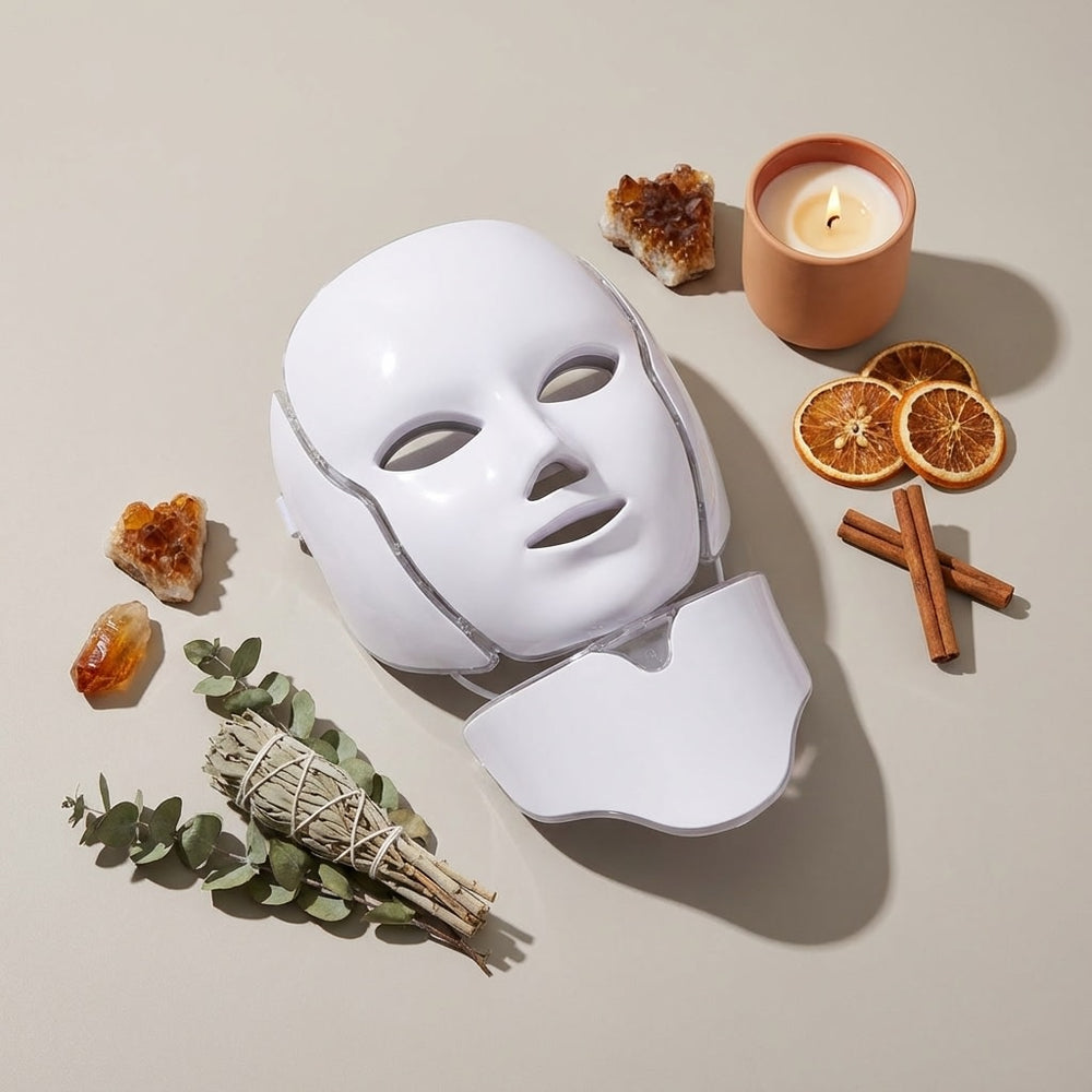vios LED Light Therapy Mask Neck | Anti-Aging Skincare
