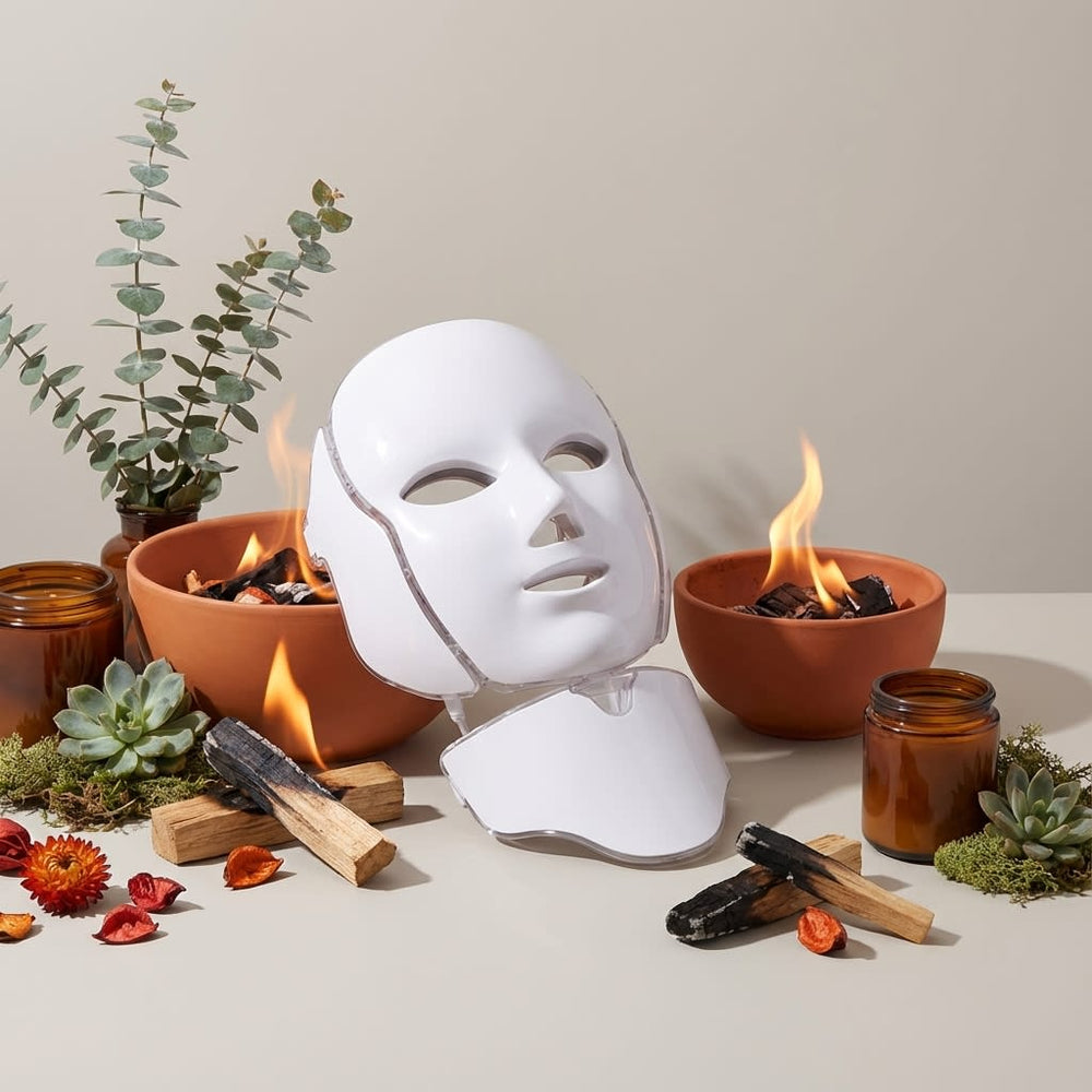 vios LED Light Therapy Mask Neck | Anti-Aging Skincare