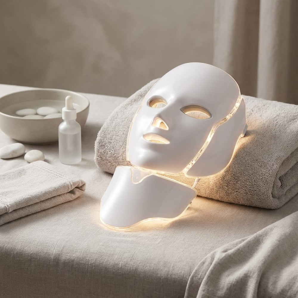 vios LED Light Therapy Mask Neck | Anti-Aging Skincare
