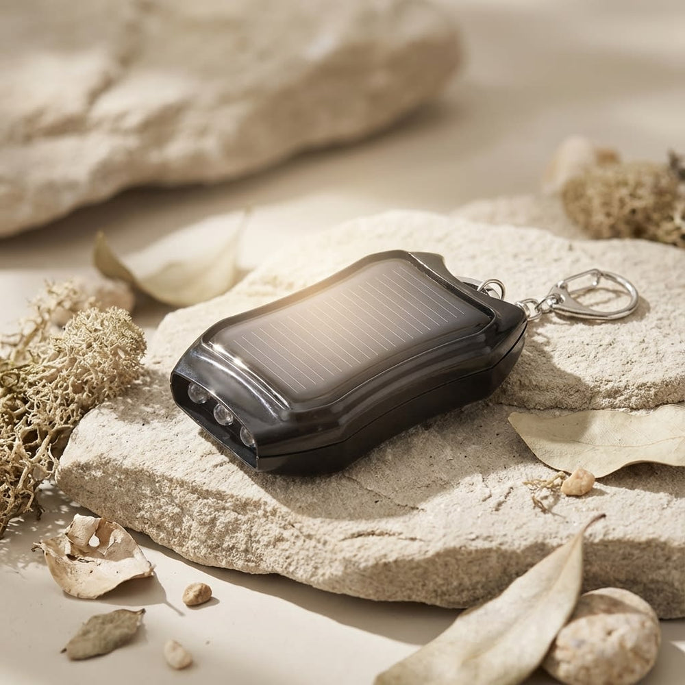 vios Solar Keychain Flashlight Charger | Stay Connected Safe
