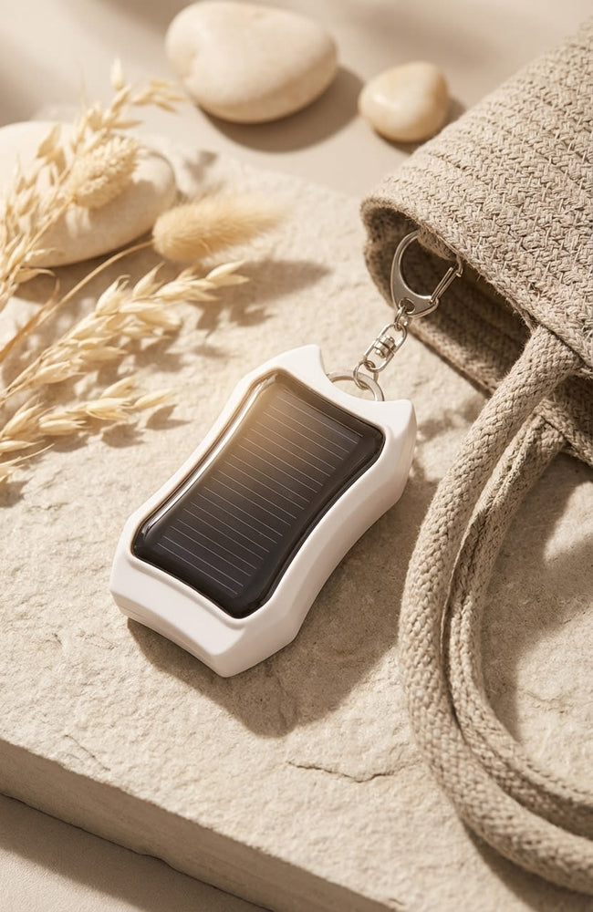vios Solar Keychain Flashlight Charger | Stay Connected Safe