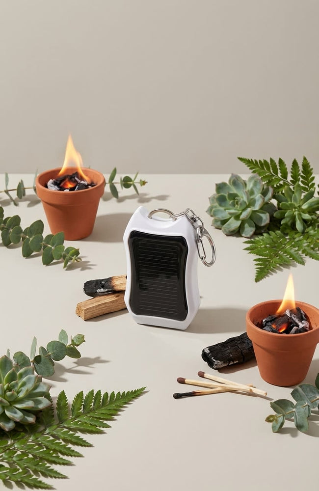 vios Solar Keychain Flashlight Charger | Stay Connected Safe