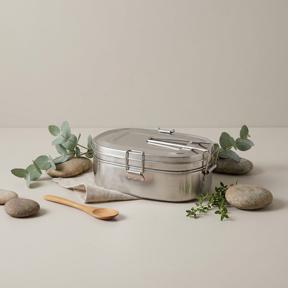 vios Stainless Steel Bento Box | Fresh Meals Secure