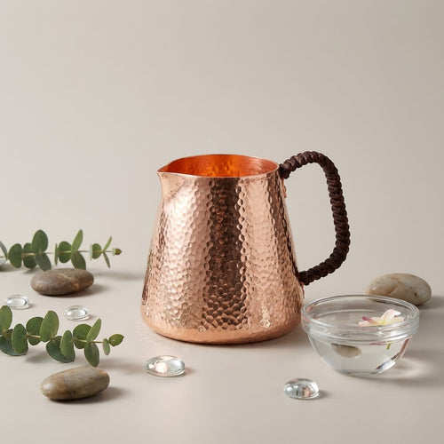 vios Hammered Copper Pitcher | Natural Water Alkalizer