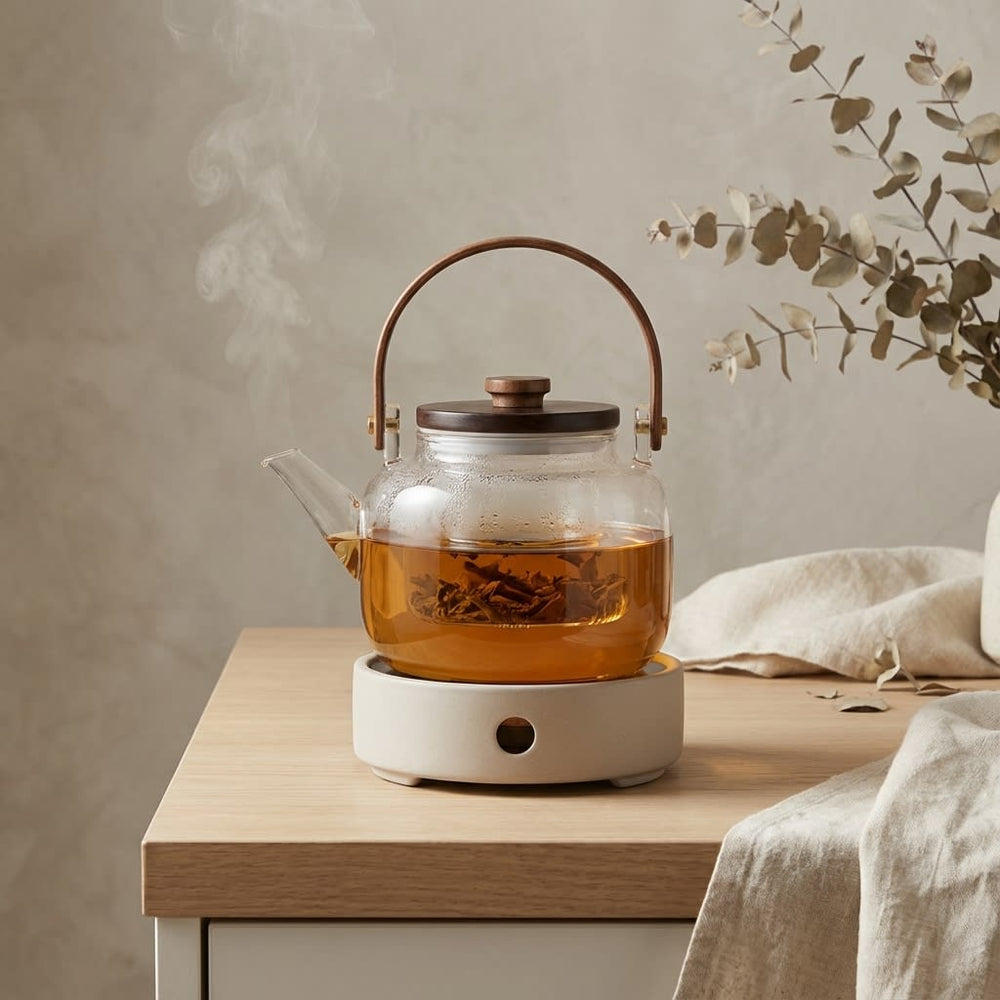 vios Borosilicate Glass Teapot & Infuser | Pure Safe Healthy