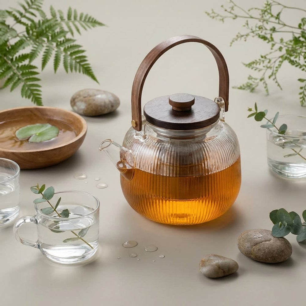 vios Borosilicate Glass Teapot & Infuser | Pure Safe Healthy