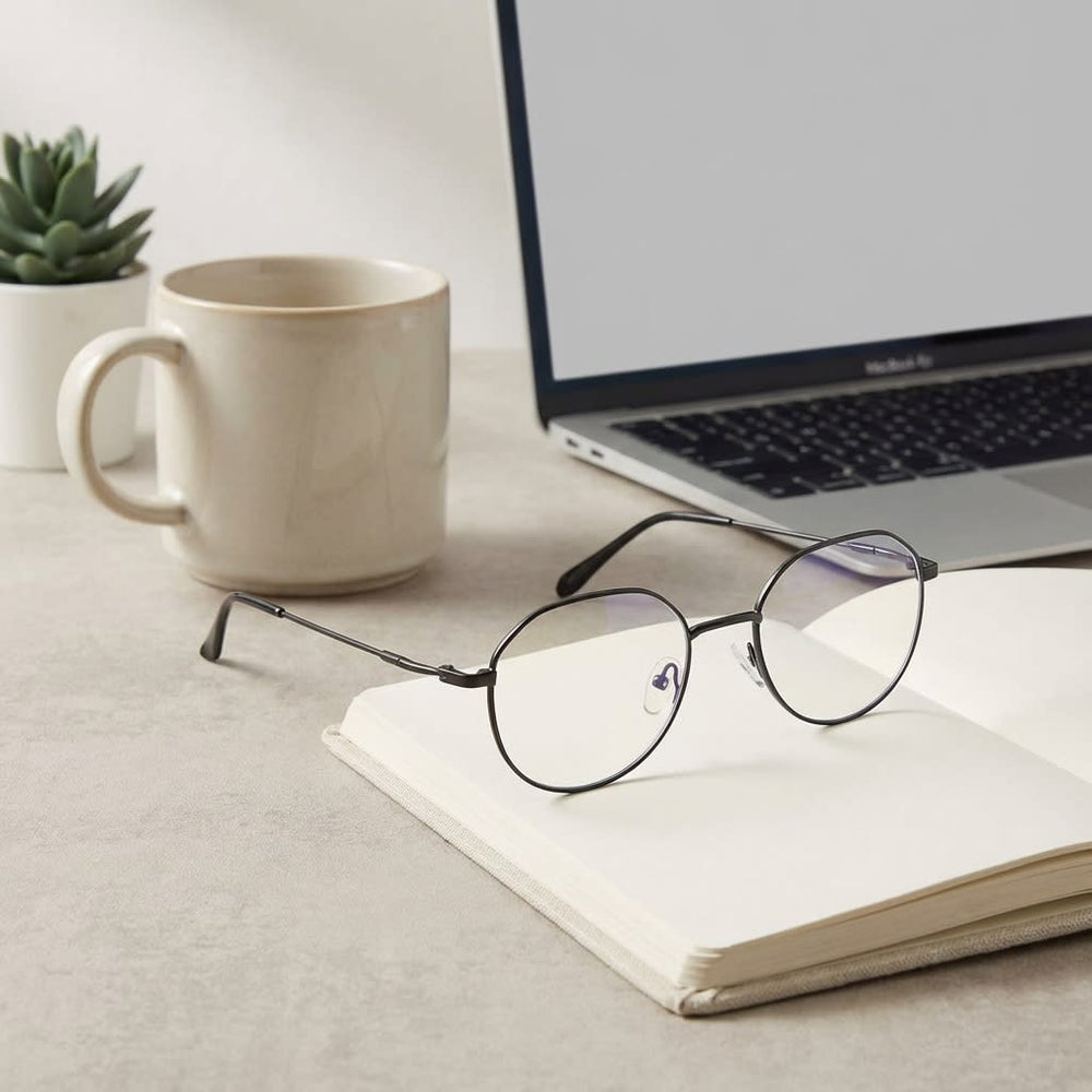 vios Geometric Blue Light Glasses | Eye Strain Relief