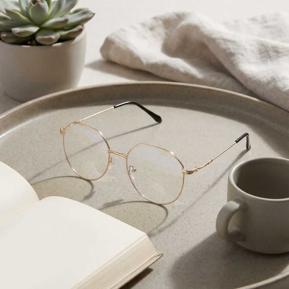 vios Geometric Blue Light Glasses | Eye Strain Relief