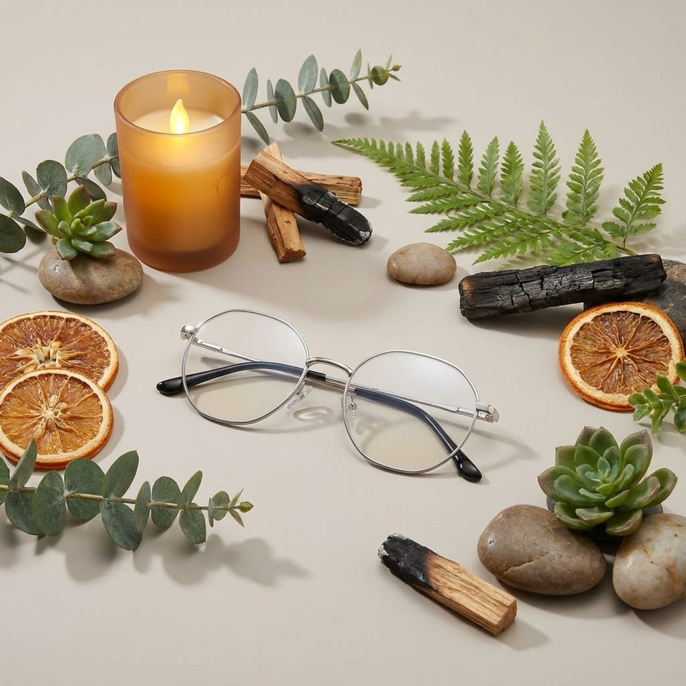 vios Geometric Blue Light Glasses | Eye Strain Relief